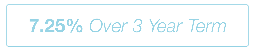 3-Year-Term 7.25% Over 3 Year Term